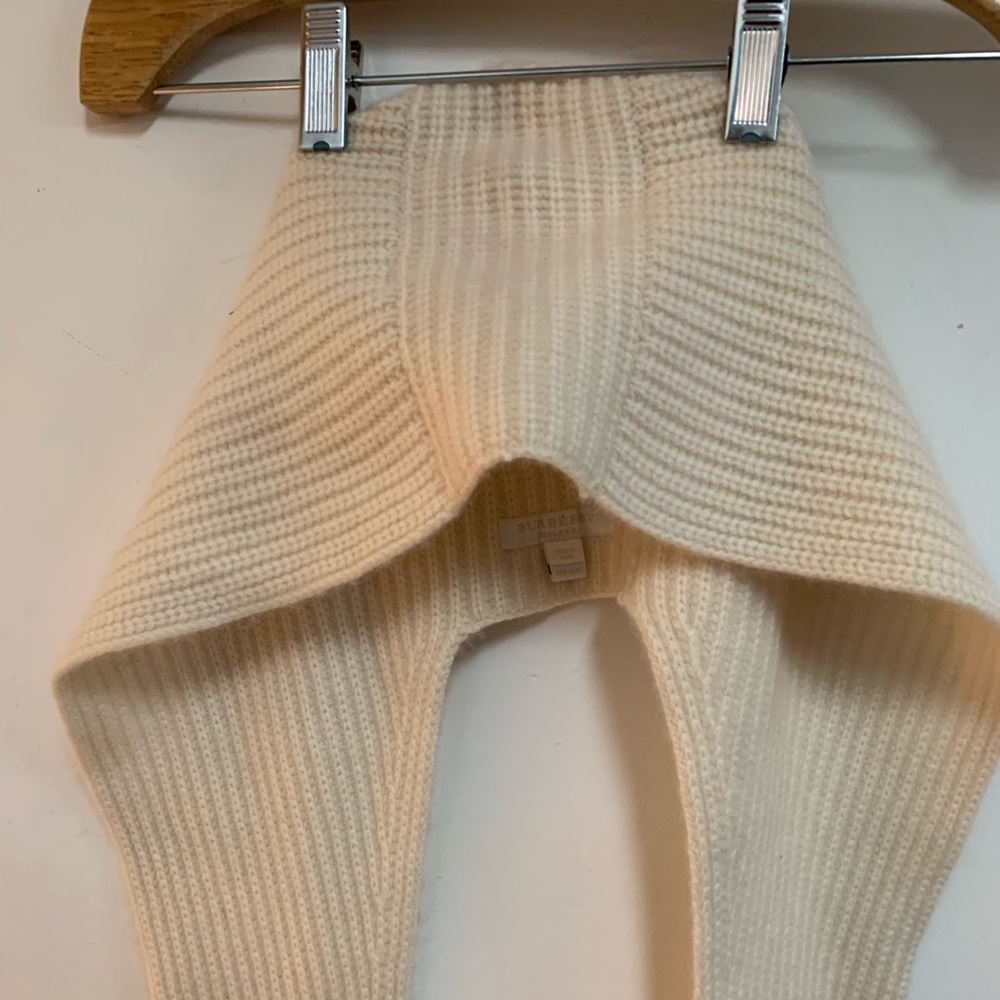 Burberry Kids Cashmere Hat/Scarf Wrap